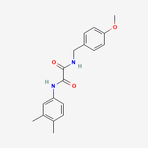 molecular formula C18H20N2O3 B2965031 N1-(3,4-dimethylphenyl)-N2-(4-methoxybenzyl)oxalamide CAS No. 862648-55-3