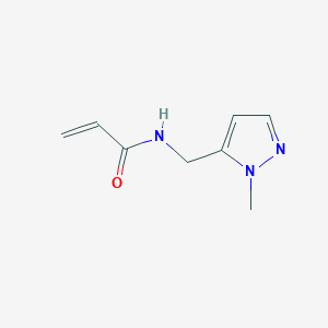molecular formula C8H11N3O B2965069 N-[(2-methylpyrazol-3-yl)methyl]prop-2-enamide CAS No. 1339083-45-2