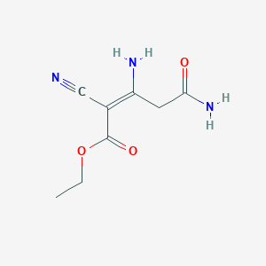 molecular formula C8H11N3O3 B2965070 Ethyl 3,5-diamino-2-cyano-5-oxopent-2-enoate CAS No. 105866-42-0
