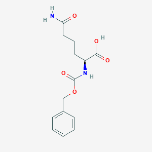 molecular formula C14H18N2O5 B029651 N2-苄氧羰基-L-同型谷氨酸 CAS No. 83793-19-5