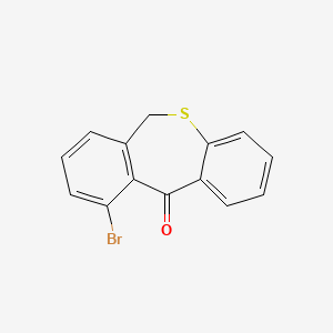 molecular formula C14H9BrOS B2965100 10-溴-6H-苯并[c][1]苯并噻菲-11-酮 CAS No. 1370250-34-2