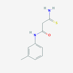molecular formula C10H12N2OS B2965134 2-氨基甲酰基硫代-N-(3-甲苯基)乙酰胺 CAS No. 501037-55-4
