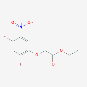 Ethyl 2-(2,4-difluoro-5-nitrophenoxy)acetate