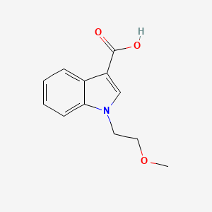 molecular formula C12H13NO3 B2965169 1-(2-methoxyethyl)-1H-indole-3-carboxylic acid CAS No. 179993-05-6