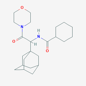 N-[1-(1-adamantyl)-2-morpholin-4-yl-2-oxoethyl]cyclohexanecarboxamide