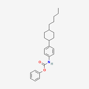 phenyl N-[4-(4-pentylcyclohexyl)phenyl]carbamate