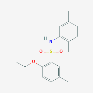 molecular formula C17H21NO3S B2965265 N-(2,5-Dimethylphenyl)-2-ethoxy-5-methylbenzenesulfonamide CAS No. 2305383-16-6