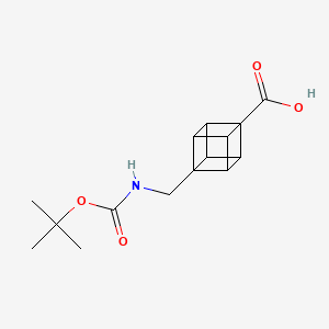 (1s,2R,3r,8S)-4-(((tert-butoxycarbonyl)amino)methyl)cubane-1-carboxylic acid