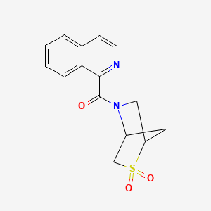(2,2-Dioxido-2-thia-5-azabicyclo[2.2.1]heptan-5-yl)(isoquinolin-1-yl)methanone