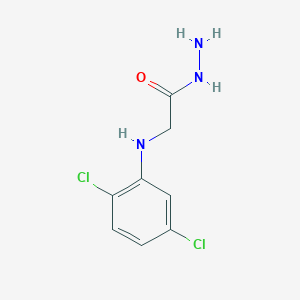 molecular formula C8H9Cl2N3O B2965359 2-[(2,5-Dichlorophenyl)amino]acetohydrazide CAS No. 89981-86-2
