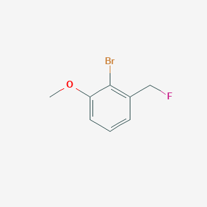 molecular formula C8H8BrFO B2965391 2-Bromo-3-methoxybenzyl fluoride CAS No. 1780793-90-9