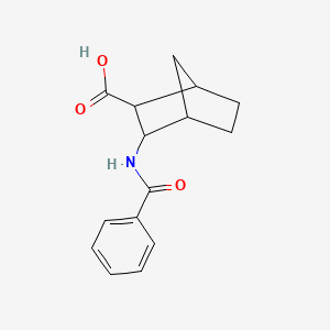 molecular formula C15H17NO3 B2965397 3-Benzamidobicyclo[2.2.1]heptane-2-carboxylic acid CAS No. 1560390-24-0