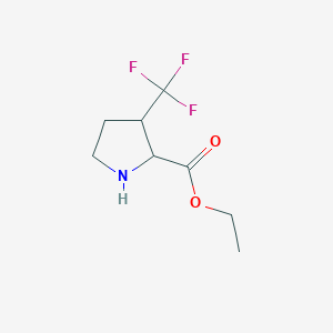 Ethyl 3-(trifluoromethyl)pyrrolidine-2-carboxylate