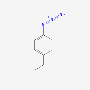 molecular formula C8H9N3 B2965445 1-Azido-4-ethylbenzene CAS No. 128654-33-1