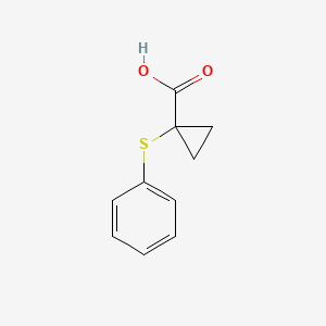 1-(Phenylsulfanyl)cyclopropane-1-carboxylic acid