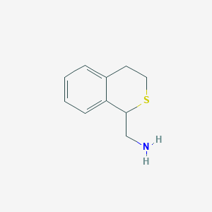 molecular formula C10H13NS B2965530 3,4-二氢-1H-2-苯并噻吩-1-基甲胺 CAS No. 19158-92-0