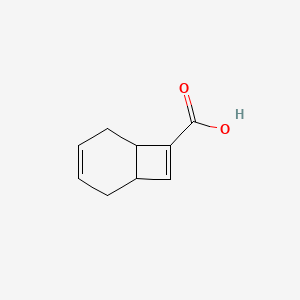 molecular formula C9H10O2 B2965545 Bicyclo[4.2.0]octa-3,7-diene-7-carboxylic acid CAS No. 2418711-37-0