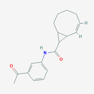 molecular formula C18H21NO2 B296568 N-(3-acetylphenyl)bicyclo[6.1.0]non-2-ene-9-carboxamide 