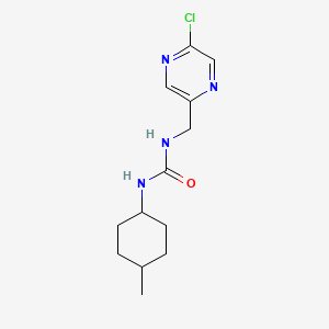 molecular formula C13H19ClN4O B2965727 1-[(5-Chloropyrazin-2-yl)methyl]-3-(4-methylcyclohexyl)urea CAS No. 2193806-70-9