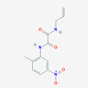 molecular formula C12H13N3O4 B2965963 N1-allyl-N2-(2-methyl-5-nitrophenyl)oxalamide CAS No. 899978-66-6