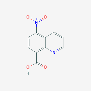 molecular formula C10H6N2O4 B2966056 5-硝基喹啉-8-羧酸 CAS No. 83848-59-3