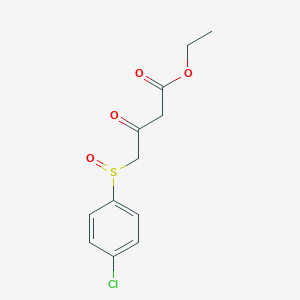 Ethyl 4-[(4-chlorophenyl)sulfinyl]-3-oxobutanoate