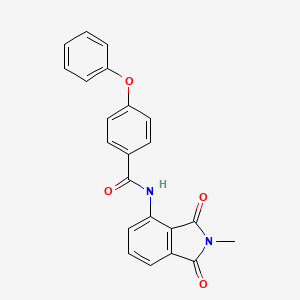 N-(2-methyl-1,3-dioxoisoindolin-4-yl)-4-phenoxybenzamide