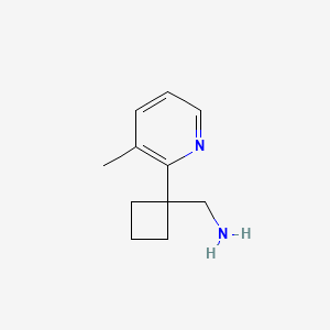 molecular formula C11H16N2 B2966294 [1-(3-甲基吡啶-2-基)环丁基]甲胺 CAS No. 1540142-98-0