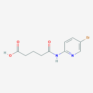5-[(5-Bromopyridin-2-yl)amino]-5-oxopentanoic acid