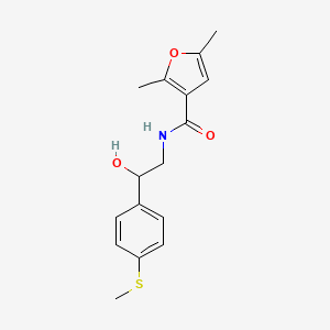 N-(2-hydroxy-2-(4-(methylthio)phenyl)ethyl)-2,5-dimethylfuran-3-carboxamide