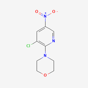 B2966310 4-(3-Chloro-5-nitropyridin-2-yl)morpholine CAS No. 892491-61-1