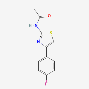 N-[4-(4-fluorophenyl)-1,3-thiazol-2-yl]acetamide