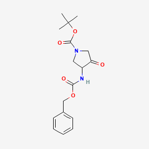 B2966319 1-Boc-4-(Cbz-amino)-3-pyrrolidinone CAS No. 288083-67-0
