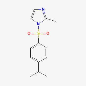 molecular formula C13H16N2O2S B2966325 1-((4-isopropylphenyl)sulfonyl)-2-methyl-1H-imidazole CAS No. 326885-71-6