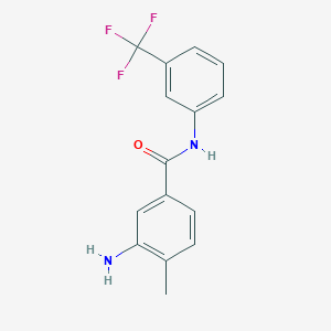 3-amino-4-methyl-N-[3-(trifluoromethyl)phenyl]benzamide