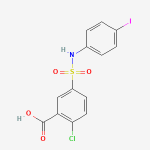 2-chloro-5-[(4-iodophenyl)sulfamoyl]benzoic Acid