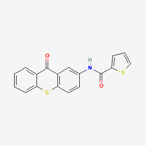 molecular formula C18H11NO2S2 B2966432 N-(9-oxo-9H-thioxanthen-2-yl)thiophene-2-carboxamide CAS No. 478248-49-6