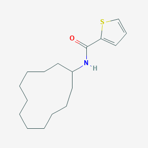 molecular formula C17H27NOS B296644 N-cyclododecylthiophene-2-carboxamide 