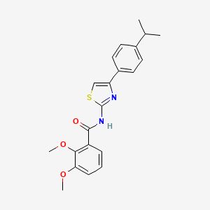 N-(4-(4-isopropylphenyl)thiazol-2-yl)-2,3-dimethoxybenzamide