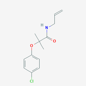 molecular formula C13H16ClNO2 B296647 N-allyl-2-(4-chlorophenoxy)-2-methylpropanamide 