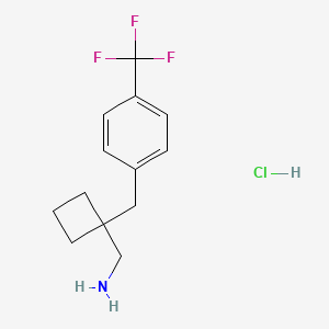 1-[4-(Trifluoromethyl)benzyl]cyclobutyl-methanamine hydrochloride