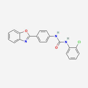 1-(4-(Benzo[d]oxazol-2-yl)phenyl)-3-(2-chlorophenyl)urea