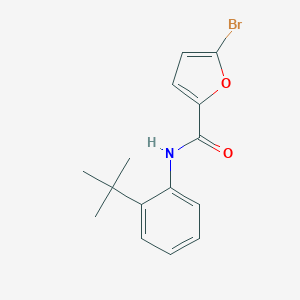 molecular formula C15H16BrNO2 B296654 5-bromo-N-(2-tert-butylphenyl)furan-2-carboxamide 