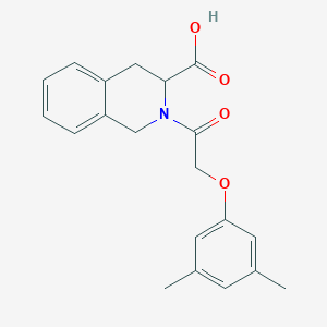 molecular formula C20H21NO4 B2966543 2-[2-(3,5-Dimethylphenoxy)acetyl]-1,2,3,4-tetrahydroisoquinoline-3-carboxylic acid CAS No. 1008369-07-0