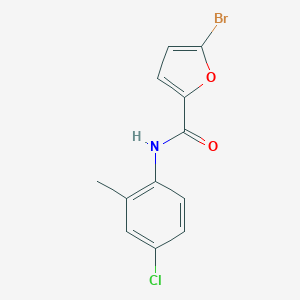 molecular formula C12H9BrClNO2 B296658 5-bromo-N-(4-chloro-2-methylphenyl)furan-2-carboxamide 