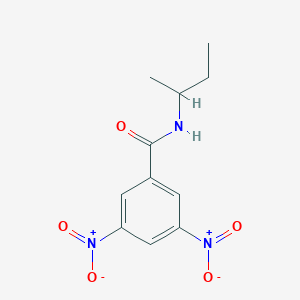 molecular formula C11H13N3O5 B2966604 N-(sec-butyl)-3,5-dinitrobenzamide CAS No. 85873-86-5