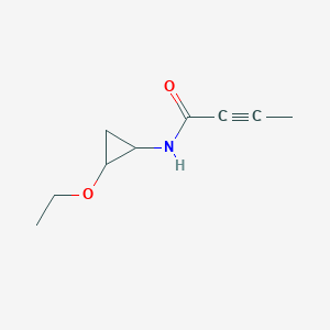 molecular formula C9H13NO2 B2966627 N-(2-Ethoxycyclopropyl)but-2-ynamide CAS No. 1864840-63-0
