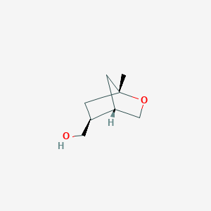 molecular formula C8H14O2 B2966636 [(1R,4S,5S)-1-甲基-2-氧杂双环[2.2.1]庚烷-5-基]甲醇 CAS No. 2460739-67-5