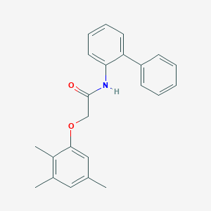 molecular formula C23H23NO2 B296664 N-(biphenyl-2-yl)-2-(2,3,5-trimethylphenoxy)acetamide 