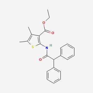 Ethyl 2-(2,2-diphenylacetamido)-4,5-dimethylthiophene-3-carboxylate
